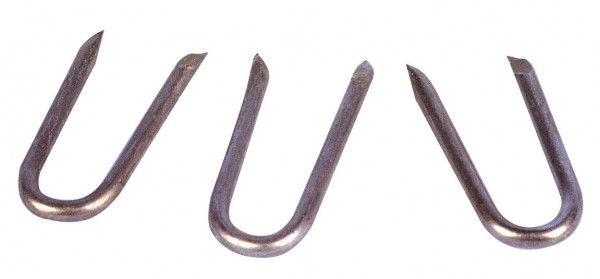 Ca.650 2,5Kg Krampen 34mm Schlaufen Knotengeflecht Weidezaun Weidebedarf 