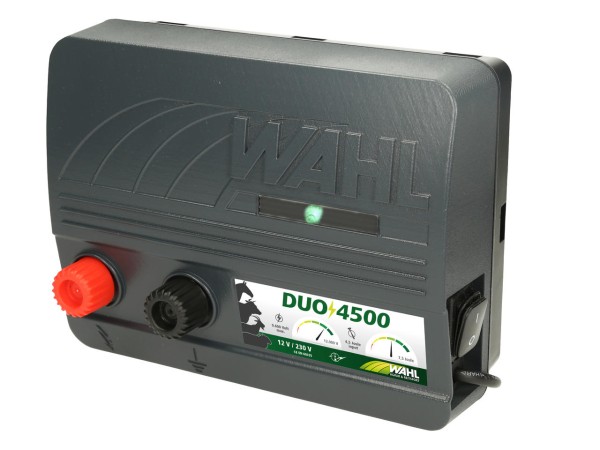 WAHL-Hausmarke DUO 4500 - 12 V / 230 V Weidezaungerät