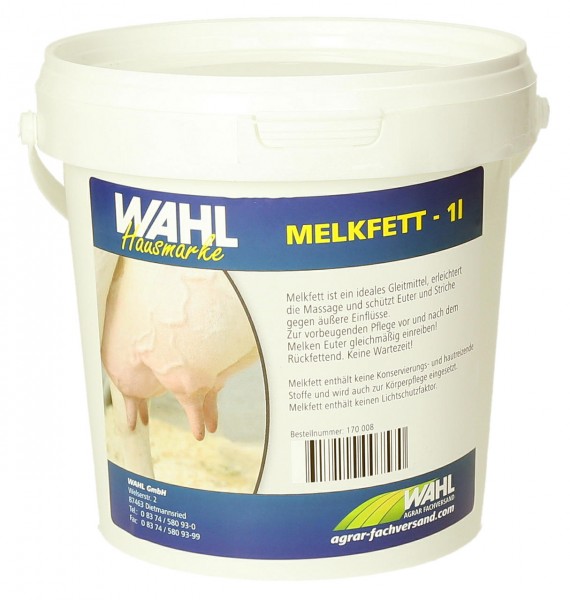 WAHL-Hausmarke Melkfett weiß -