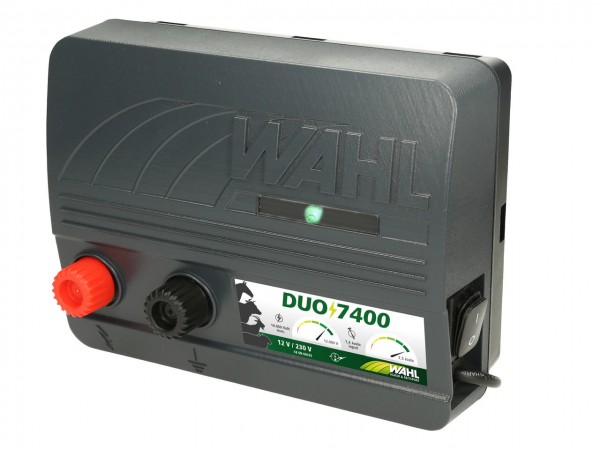 WAHL-Hausmarke DUO 7400 - 12 V / 230 V Weidezaungerät