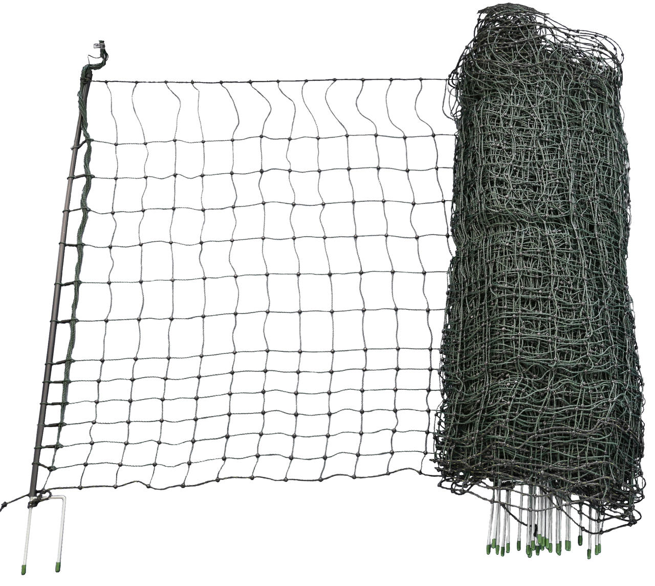 Geflügelzaun Schwarz – 1,0 M X 15 M, Maschenweite 3 Cm, 1,5 Mm Fadenstärke, PE, UV-stabilisiert – Für Küken, Hühner Und Kleintiere