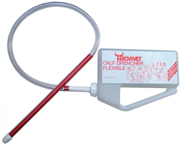 CALF DRENCHER - 2 Liter, flexible Sonde