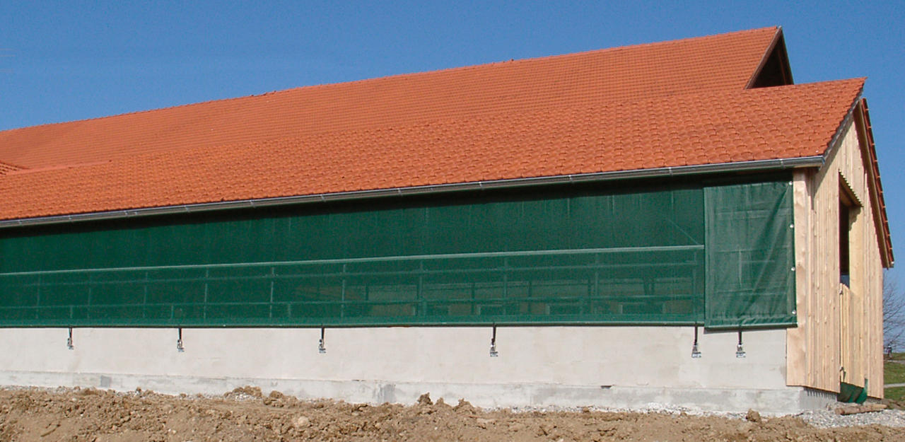 Windschutznetz Reststück grob grün 700g/m² Profiqualität Hof Stall Halle 3,50€ 