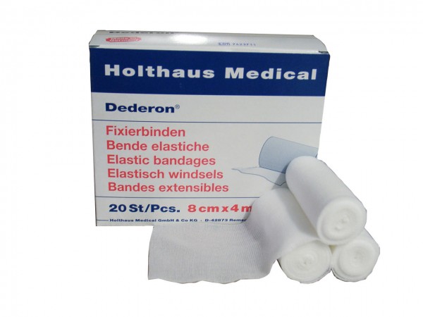 Holthaus DEDERON-Fixierbinde 8cm x 4m - 20 Stück